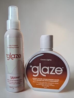 Glaze Color Protect System – Cocoa Lights (Primer Spray + Conditioning Gloss)